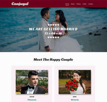 婚纱摄影工作室html网站模板下载