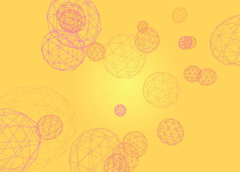 3D网状球体动画特效