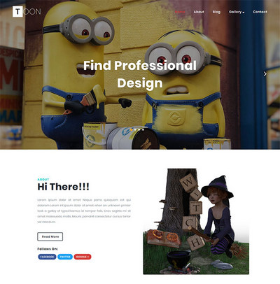 专业动画设计公司静态html网站模板