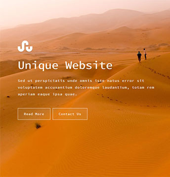 简洁沙漠主题旅游服务公司静态html模板