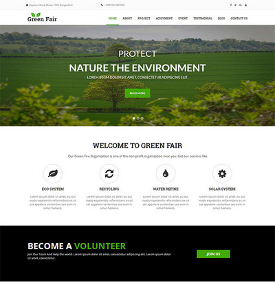 森林绿化工程公司html静态网站模板