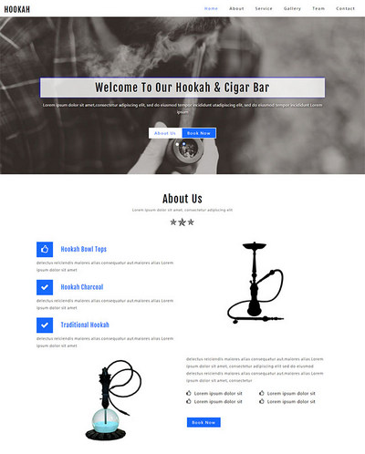 烟草雪茄宣传推广企业html模板
