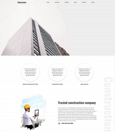 建筑工程设计服务公司静态html网站模板