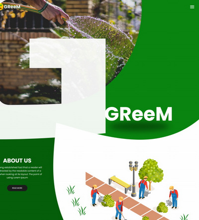 多风格创意园艺园林设计企业html5模板