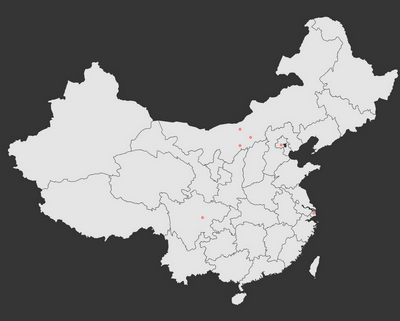 网页版旅行记录足迹中国地图
