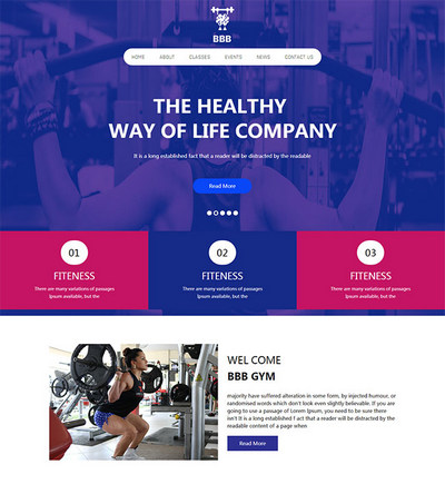 健身俱乐部私教服务公司网站模