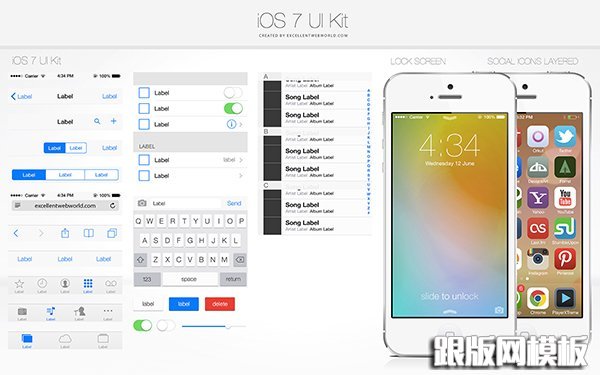 iOS-7-UI-Kit