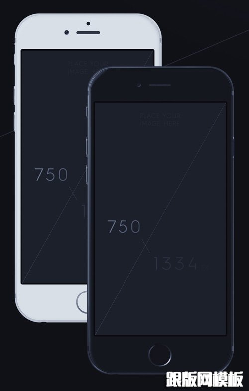 Free iPhone 6 and iPhone 6 Plus Mockup Templates (PSD, AI & Sketch) - Free Download - 36