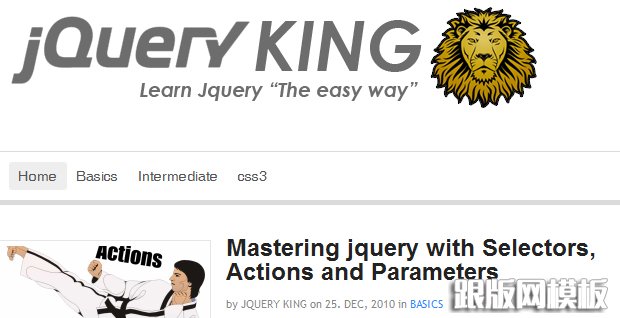 jquery king