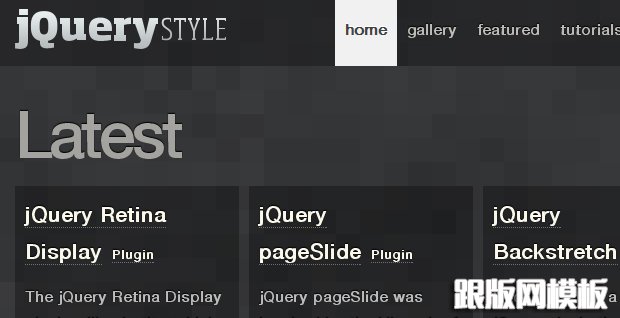 jquery style